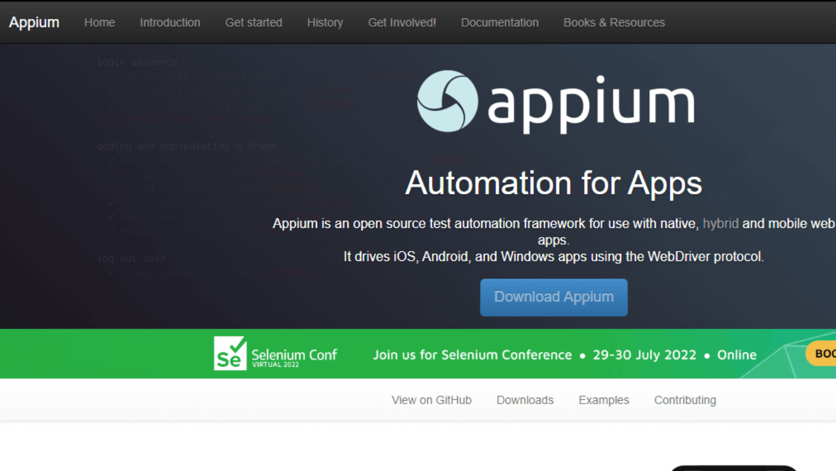10 automation testing tools that will be in demand by 2024 - appium