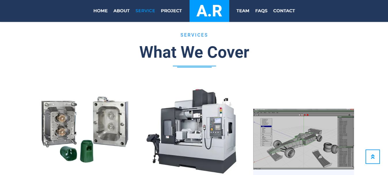 10+ Business Websites with HTML, CSS, and JavaScript - Machinery Parts Website