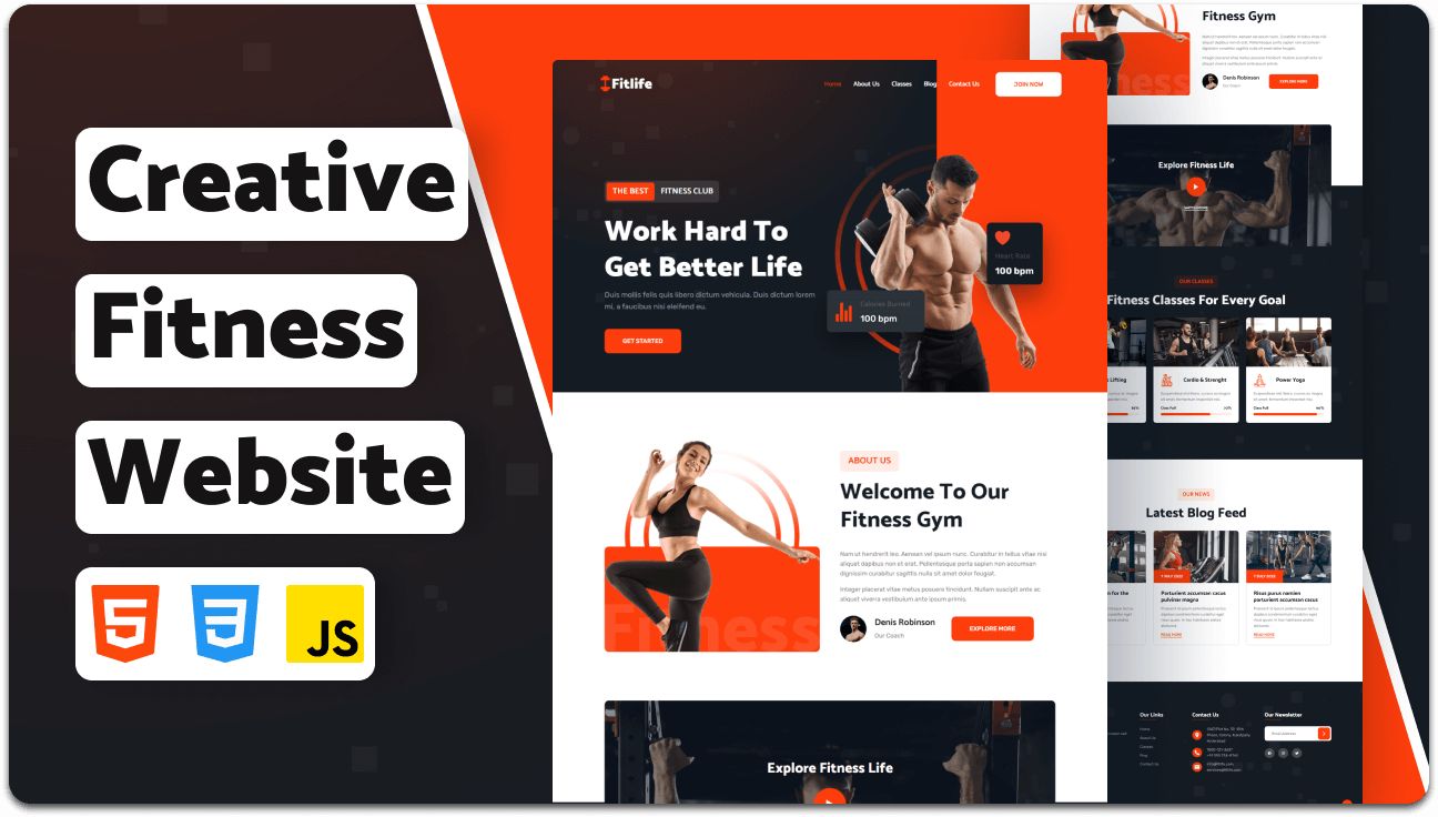 20+ Inspiring Gym Websites - Fitlife