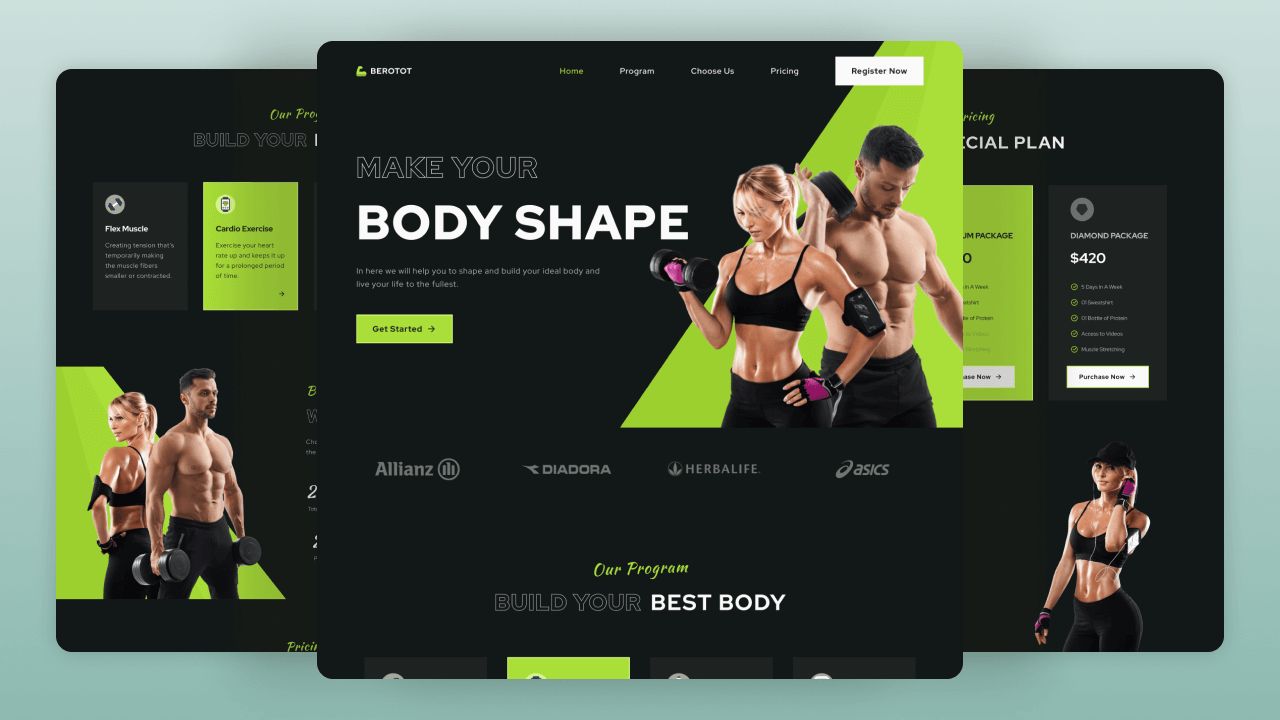 20+ Inspiring Gym Websites - Responsive Gym Website Design