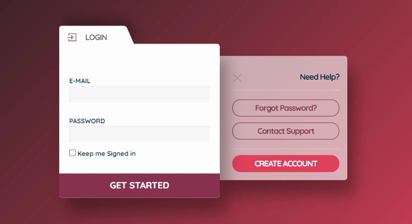 30 login form - DailyUI 001 Signin