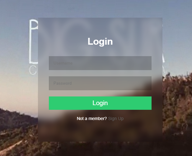30 login form - Pure CSS Blurred Video Background Login Box