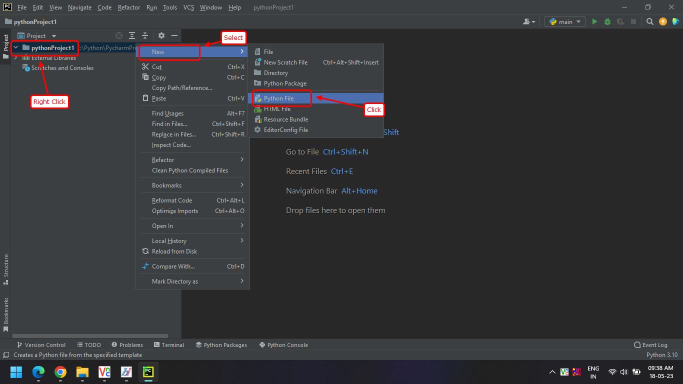PyCharm IDE for Python Development File