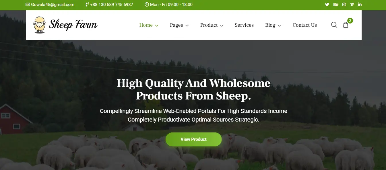 Gowala - Dairy Farm HTML Template