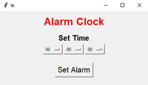 alarm clock using python