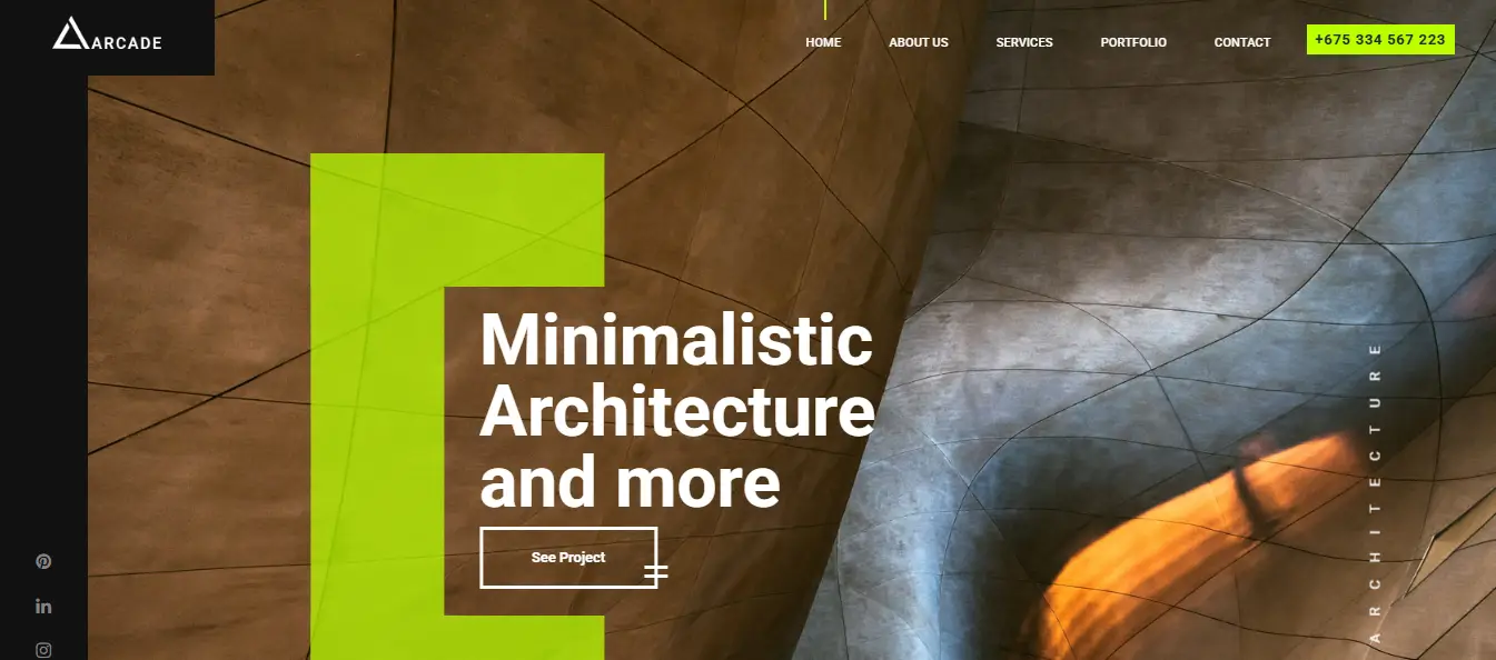 Arcade – Architecture Responsive Website