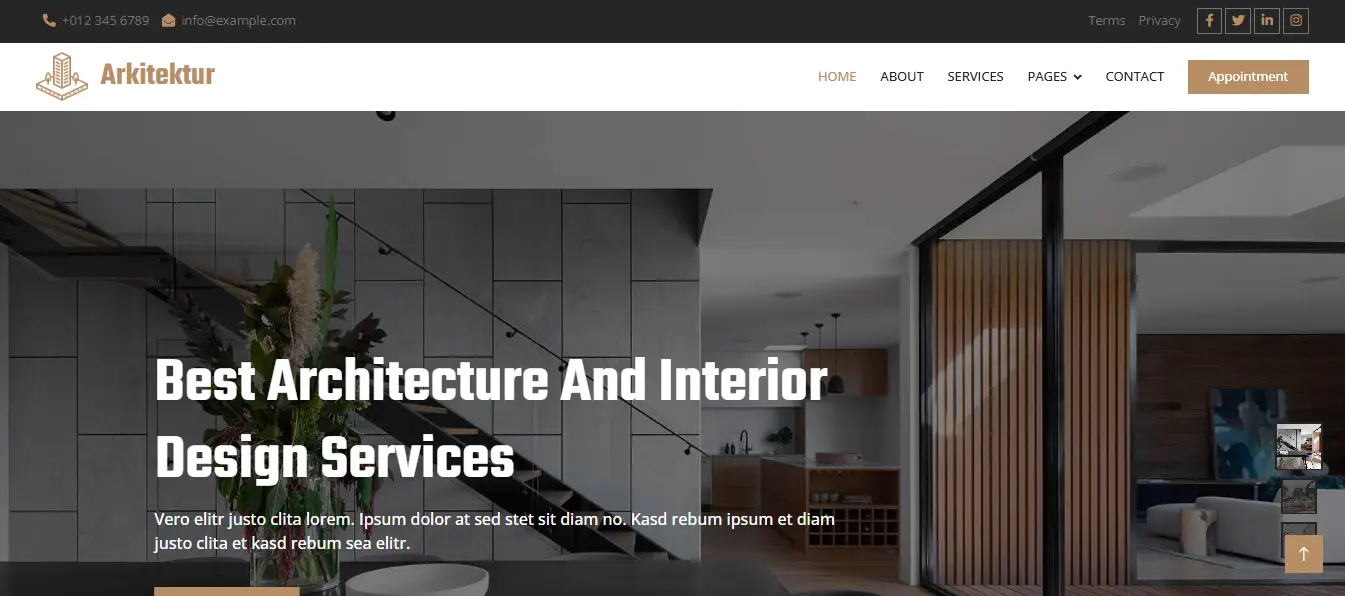 Arkitektur – Bootstrap 5