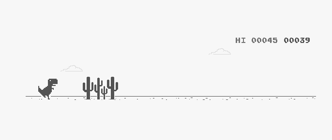 20+ JavaScript Games with Source Code for Beginners - chrome dinosaur game
