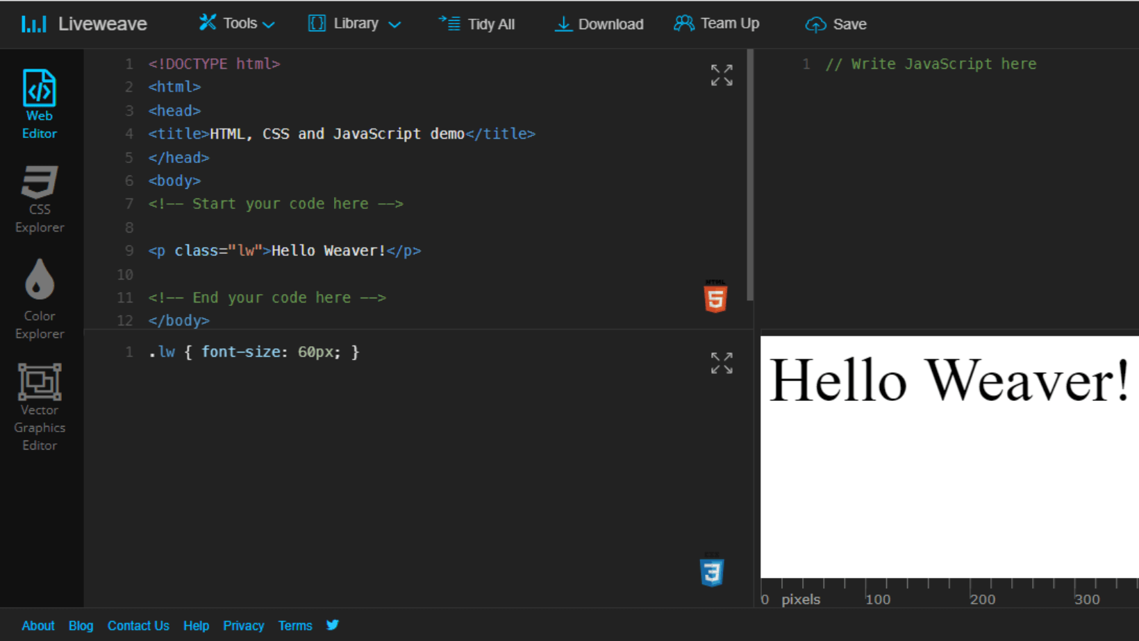code sharing website - liveweave