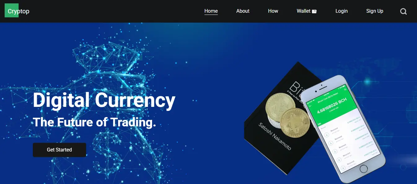 Cryptop - Digital Currency HTML Template