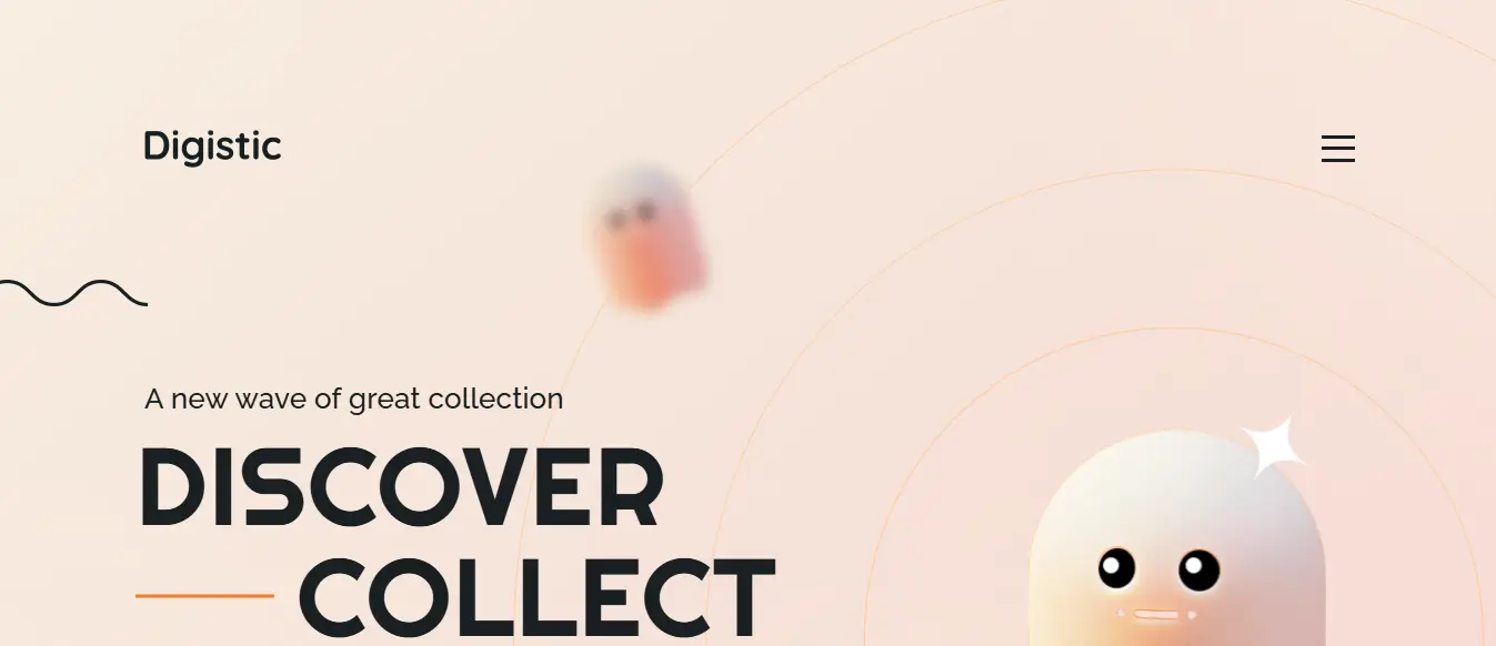 Digistic - NFT Marketplace Landing Page Html Template
