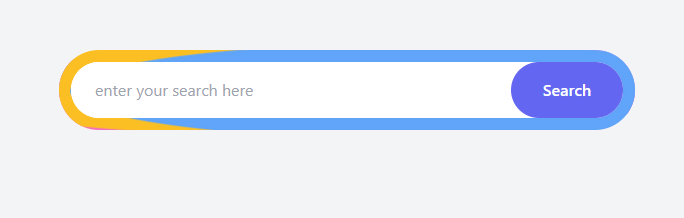 fancy animated search bar