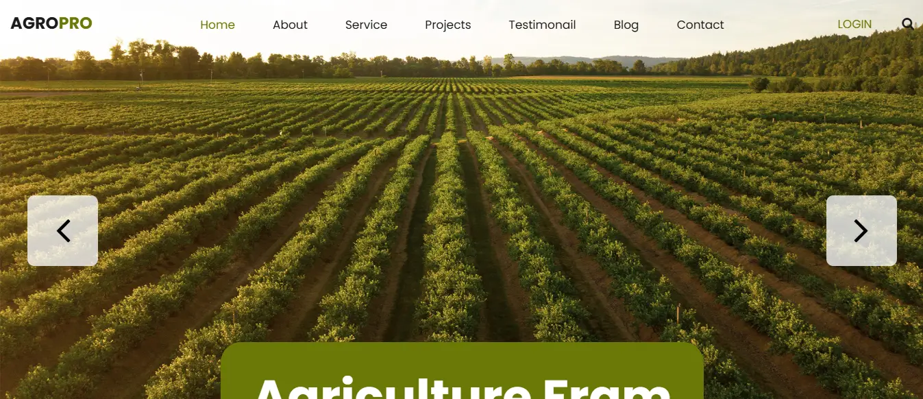Agropro – Agriculture Farm Website Template