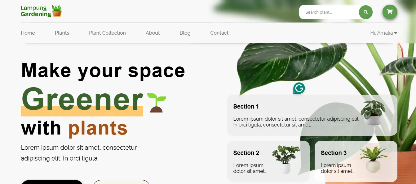 Gardening Website