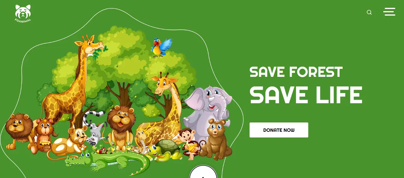 Foanimal – Forest Website Template