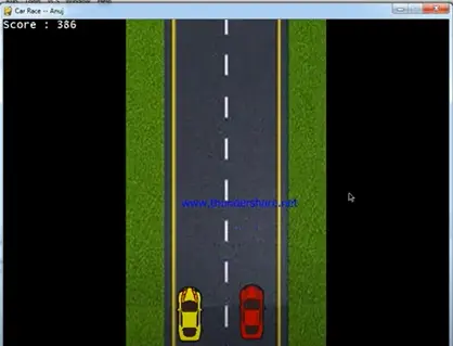 game car race in python