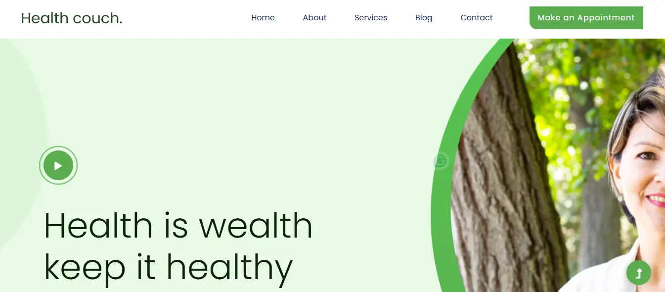 Healthcouch - Free Bootstrap 4 Medical Website Template