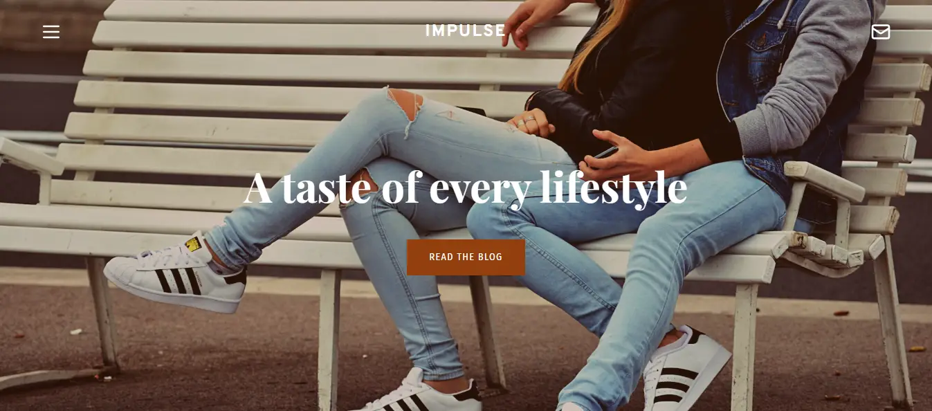 Impulse Tailwind CSS Traveling Blog Website Template