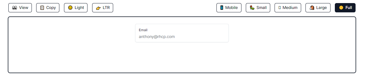 input component with label in input