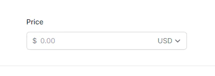 input with inline leading add-on and trailing dropdown