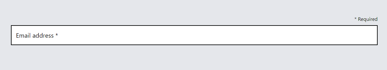 input with label as placeholder