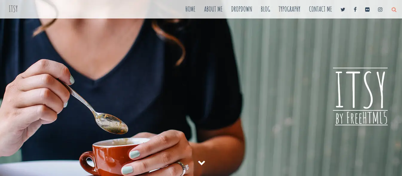 Itsy HTML5 Template for Personal Blog