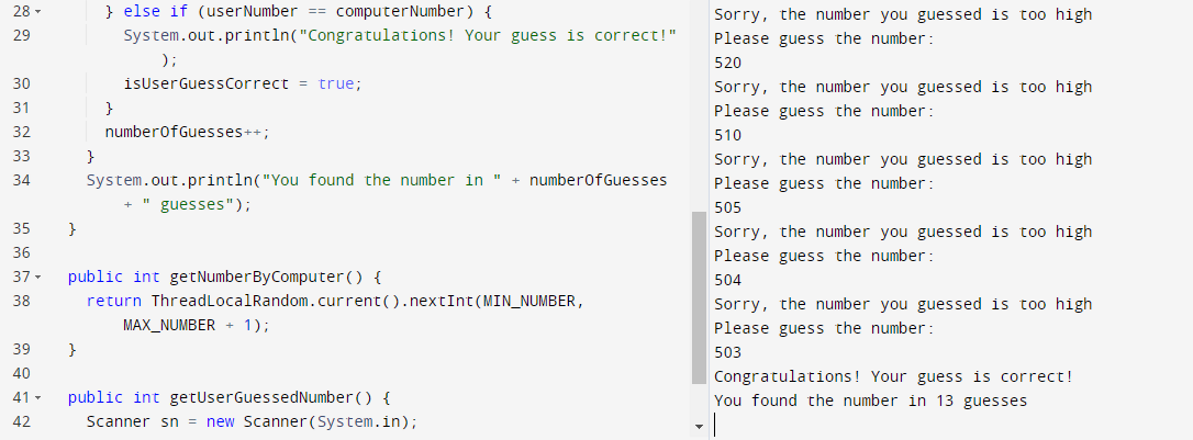 50 Java Projects - Guess the Number Game