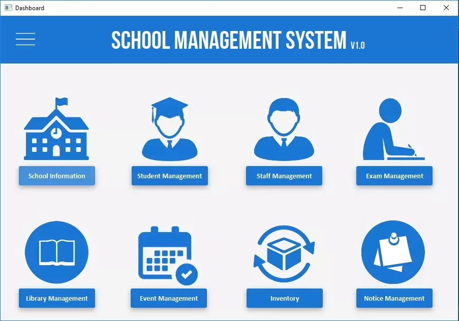 50 Java Projects - School Management System