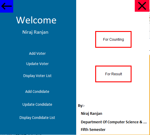 50 Java Projects - Voting Management System