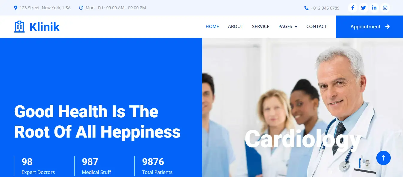 Klinik - Clinic Website Template