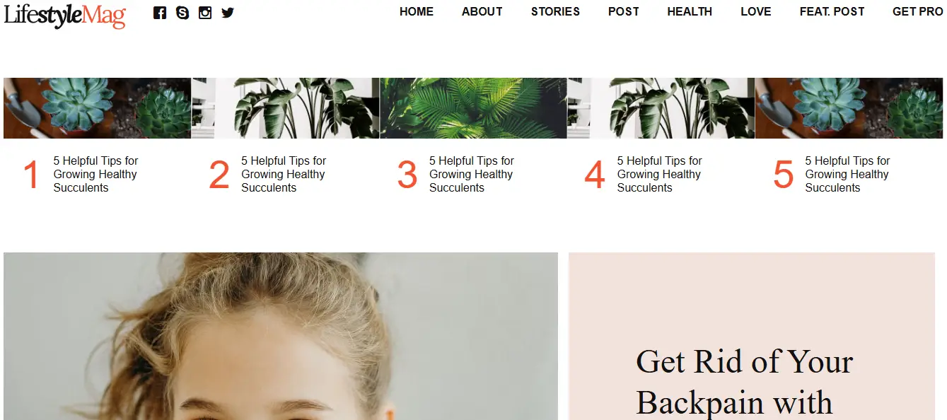 LifestyleMag - HTML Template for Blogging Websites
