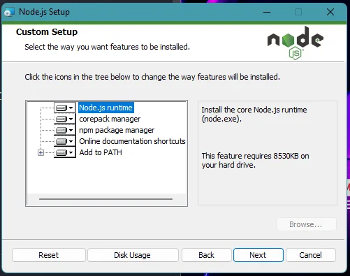 Connect React with Nodejs using Express - nodejs setup