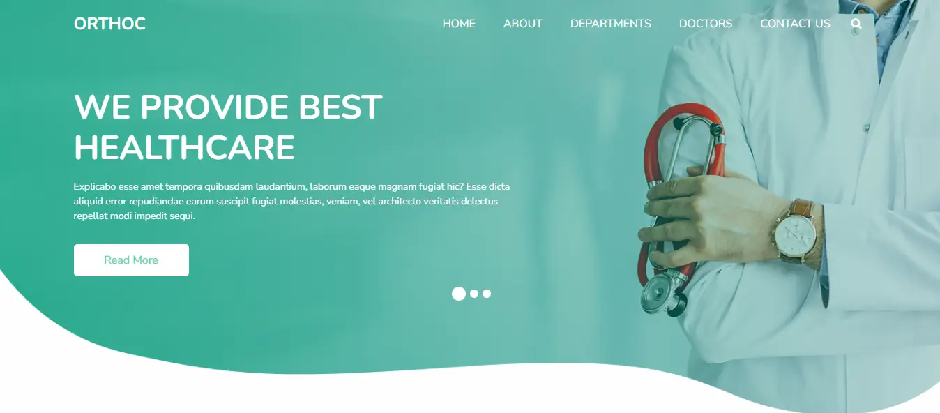 Orthoc - Healthcare HTML Template