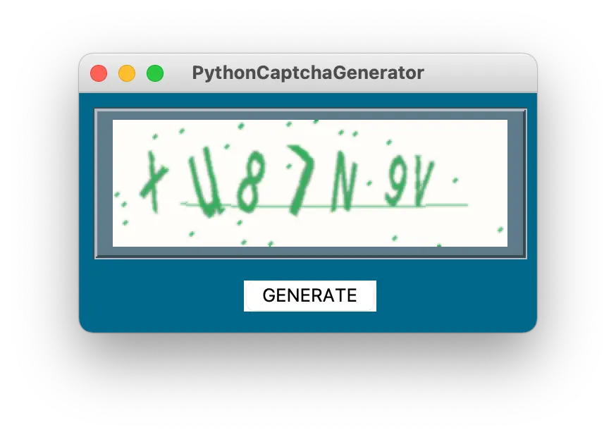 python captcha generator