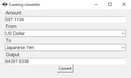 python currency converter