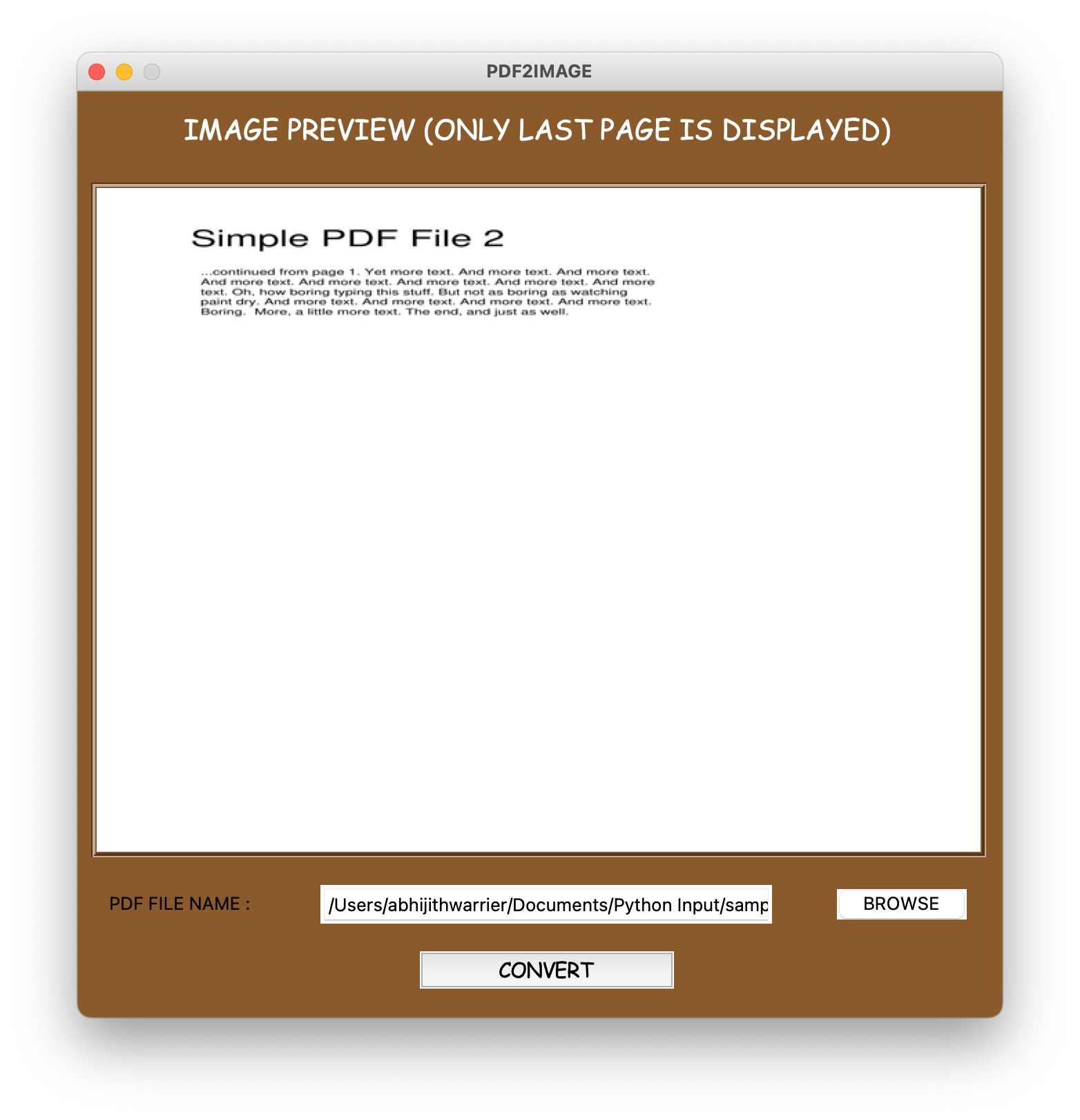 python pdf 2 image converter
