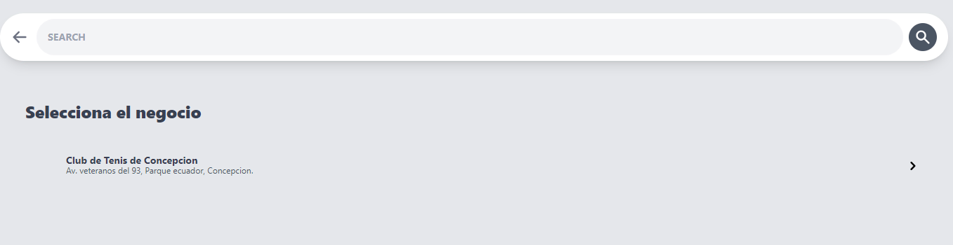 search box with tags