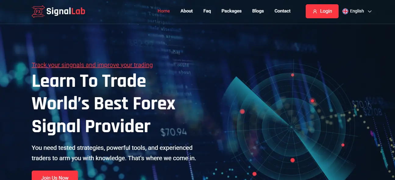 SignalLab - Forex And Crypto Trading Signal Platform