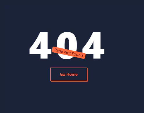 404 page not found