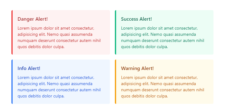 tailwind-alert-cards
