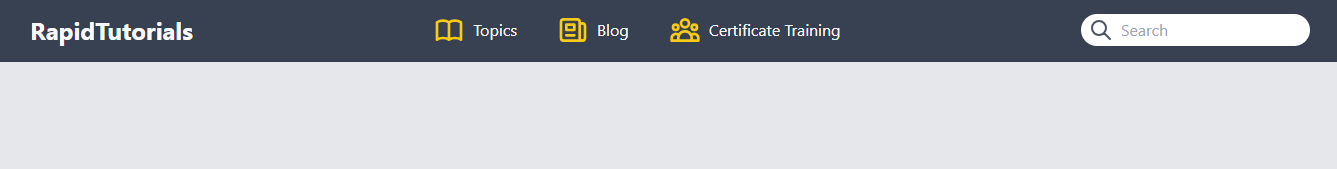 basic navbar