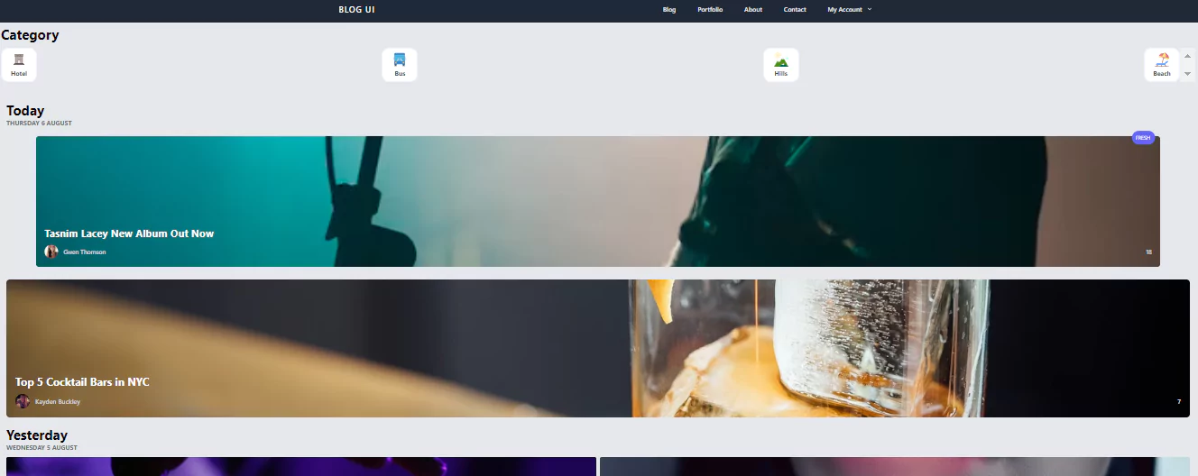 blog ui