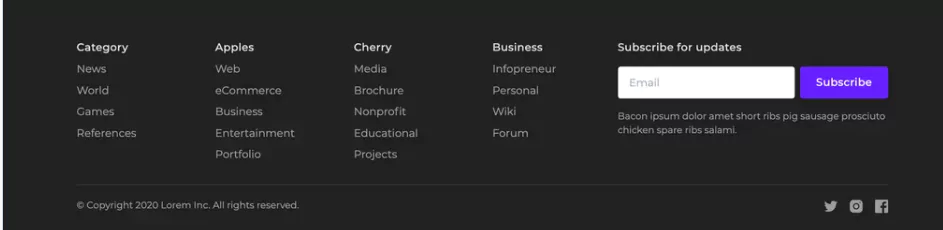footer #5