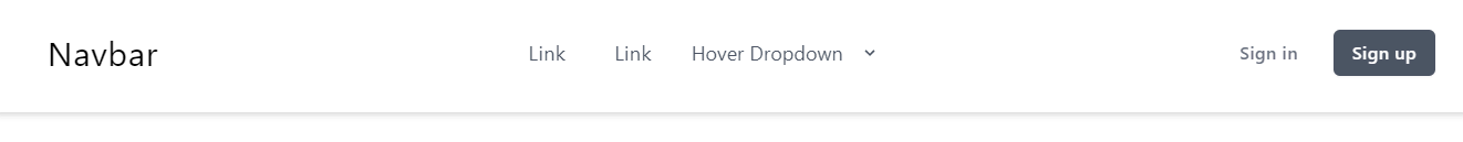 navbar with alpine.js