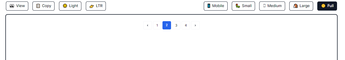 pagination with circle buttons