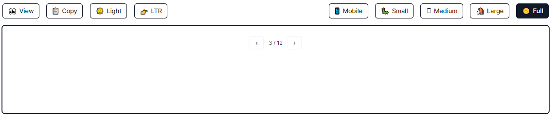 pagination with fraction