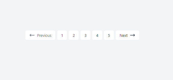 pagination with icons