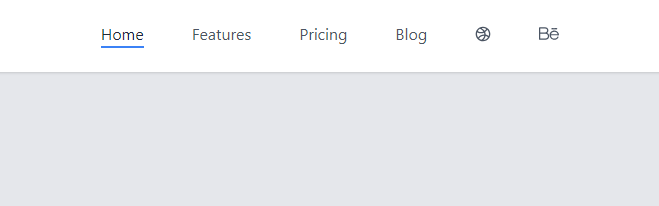 simple navbar