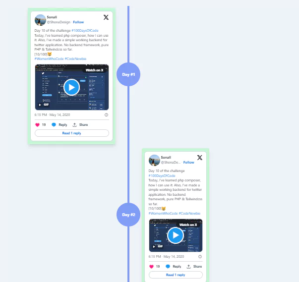 twitter timeline