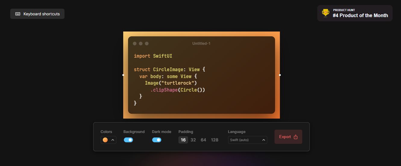 top 7 amazing websites to create beautiful images of your code in 2024/2025 - ray.so